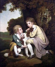 Pickford's children painted by Joseph Wright